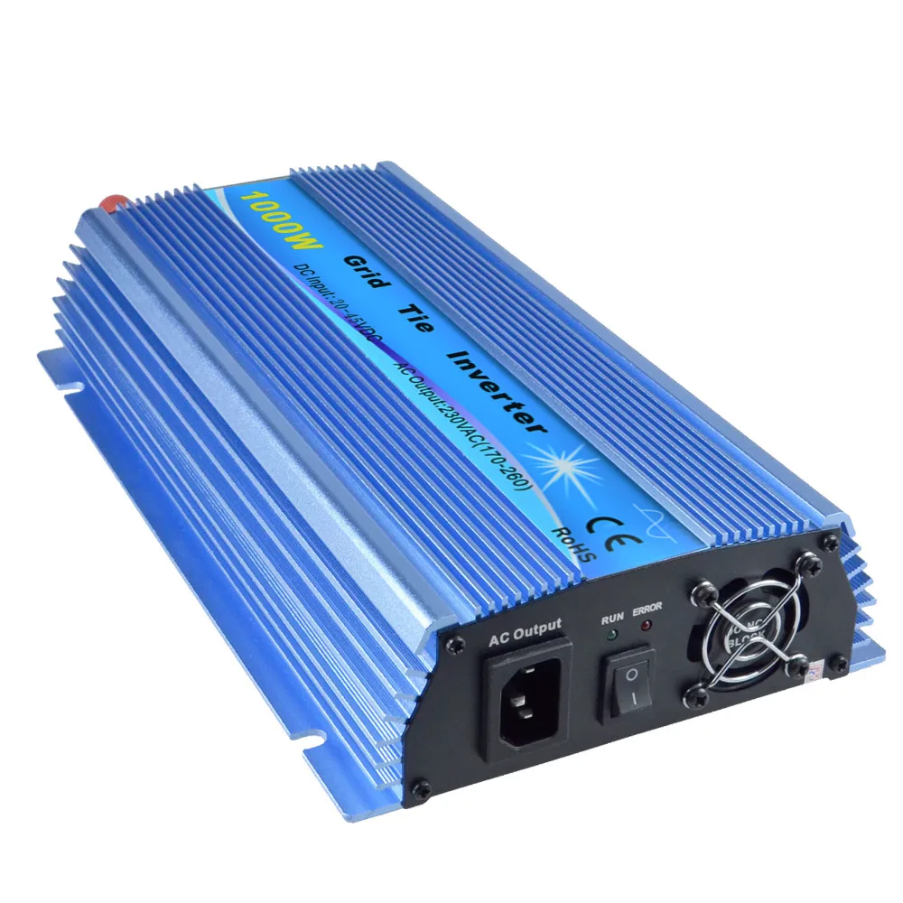 Фото 1000 Вт Сетка Tie Micro Инвертор DC20V-45 В к AC230V (190 В-260 В) чистый синусоидальный инвертор 1000 Вт Сетка Tie Micro Инвертор DC20V-45 В к AC230V (190 В-260 В) чистый синусоидальный инвертор