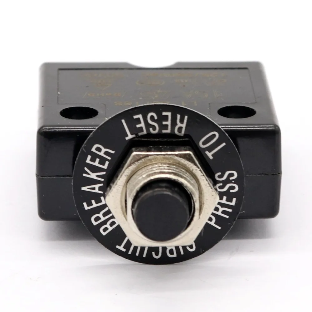 5A 30A DC 50V Push Button автоматические выключатели T3 ручной сброс термальный