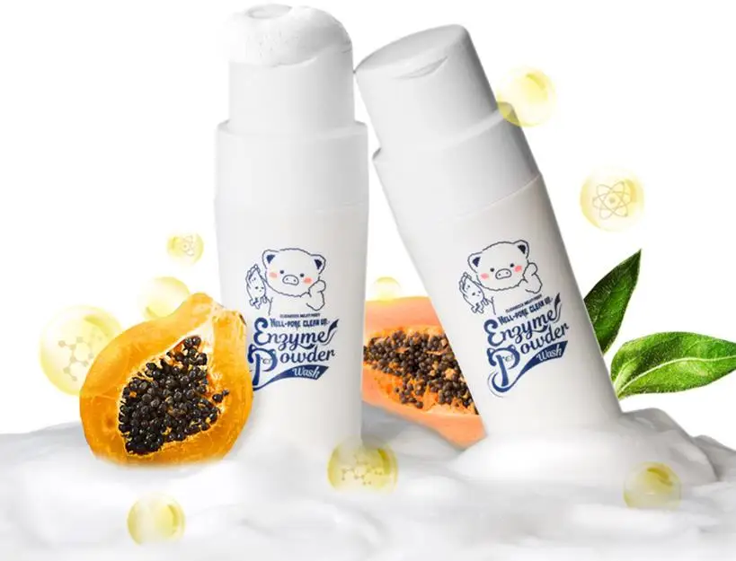 ELIZAVECCA Hell-Pore Clean Up Enzyme Powder Wash 80 г гипоаллергенный фермент Очищение лица очищение пор отшелушивающий для лица