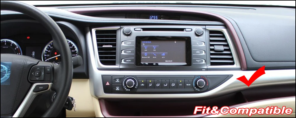 YESSUN 12,1 ''HD вертикальный экран для Toyota Highlander 2013~ автомобильный Радио Android Carplay gps Navi карты камера Сенсорный Без CD DVD