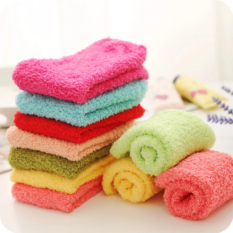 Утолщенные женские хлопковые Чулочные изделия карамельных цветов забавные