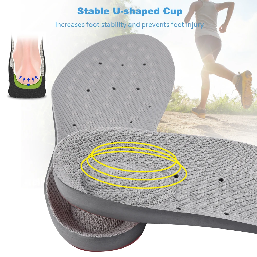 Sunvo Arch Support спортивные стельки унисекс Массажная подушка для бега впитывающие пот