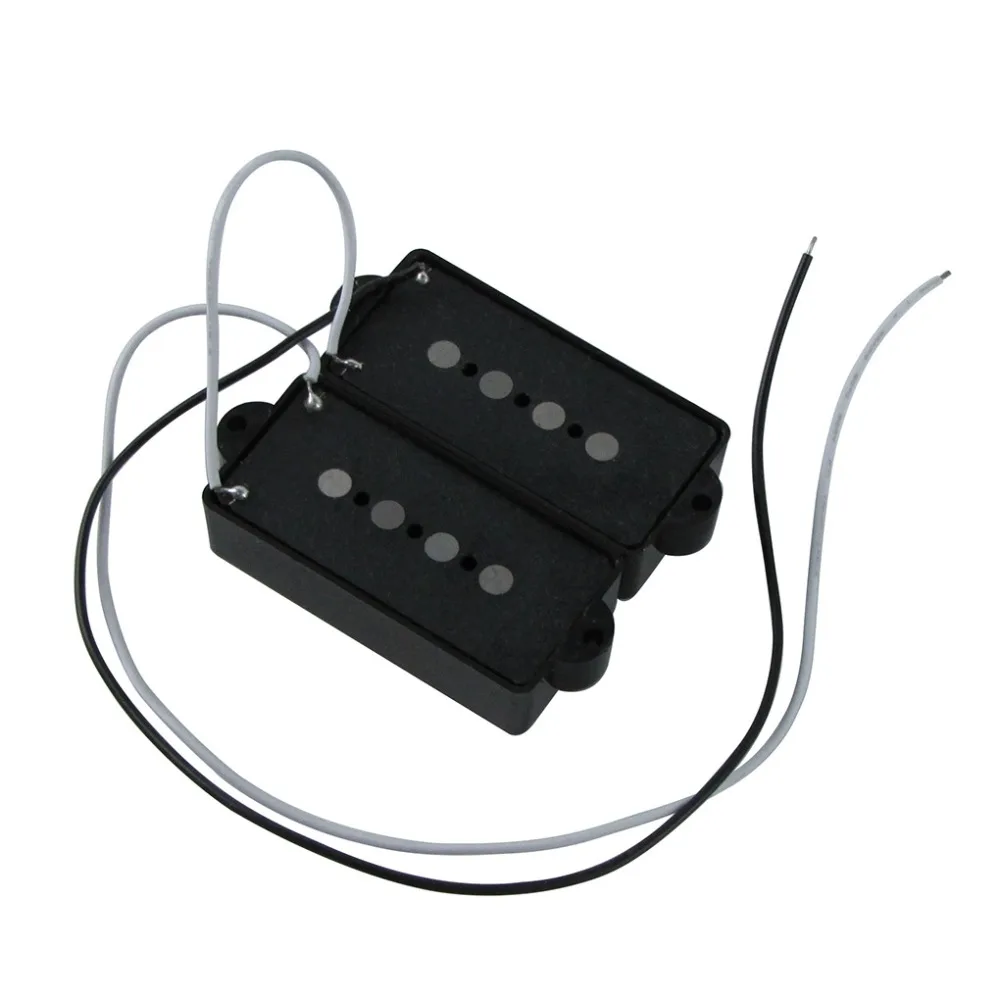 FLEOR открытый Alnico 5 PB P Бас Пикап хамбакер 4 струны V черный для бас запасные