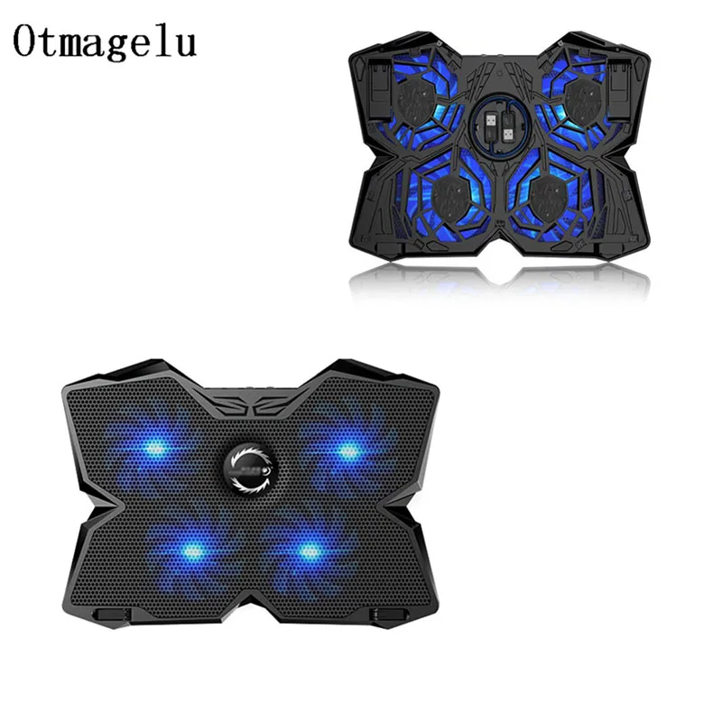 Laptop Stand USB laptop Cooler Pad With Four Fans Usb Cooler Notebook For 13.3~17inch Laptops Gaming Office Daily Use Cooler Fan Laptop Stand USB laptop Cooler Pad With Four Fans Usb Cooler Notebook For 13.3~17inch Laptops Gaming Office Daily Use Cooler Fan