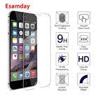 Взрывозащищенное Закаленное стекло Esamday HD для iPhone 11 Pro Max X XS MAX XR 6 6S 7 8 Plus 5 s SE, Защитная пленка для экрана