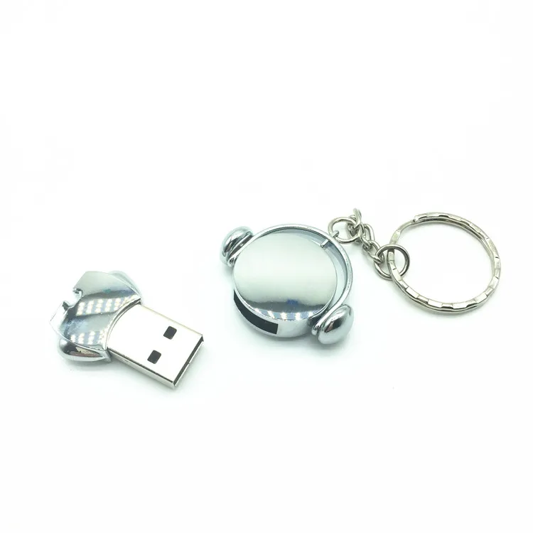 Custom LOGO милый металлический флеш накопитель 32 ГБ/64 ГБ музыкальный человек USB 4 8 16