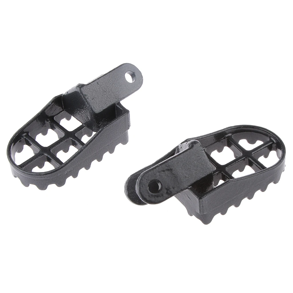 1 пара черные для мотокросса Dirt Bike Racing подножки MX гоночный стиль мотоцикла