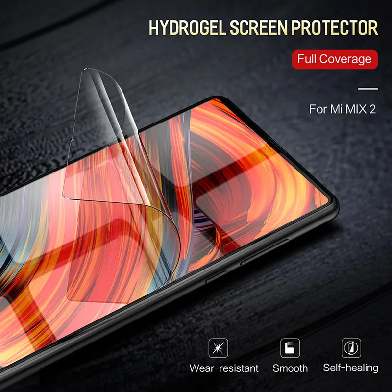 Для Xiaomi Mix 2 протектор экрана ROCK мягкая прозрачная четкая пленка для гидрогеля Mix2