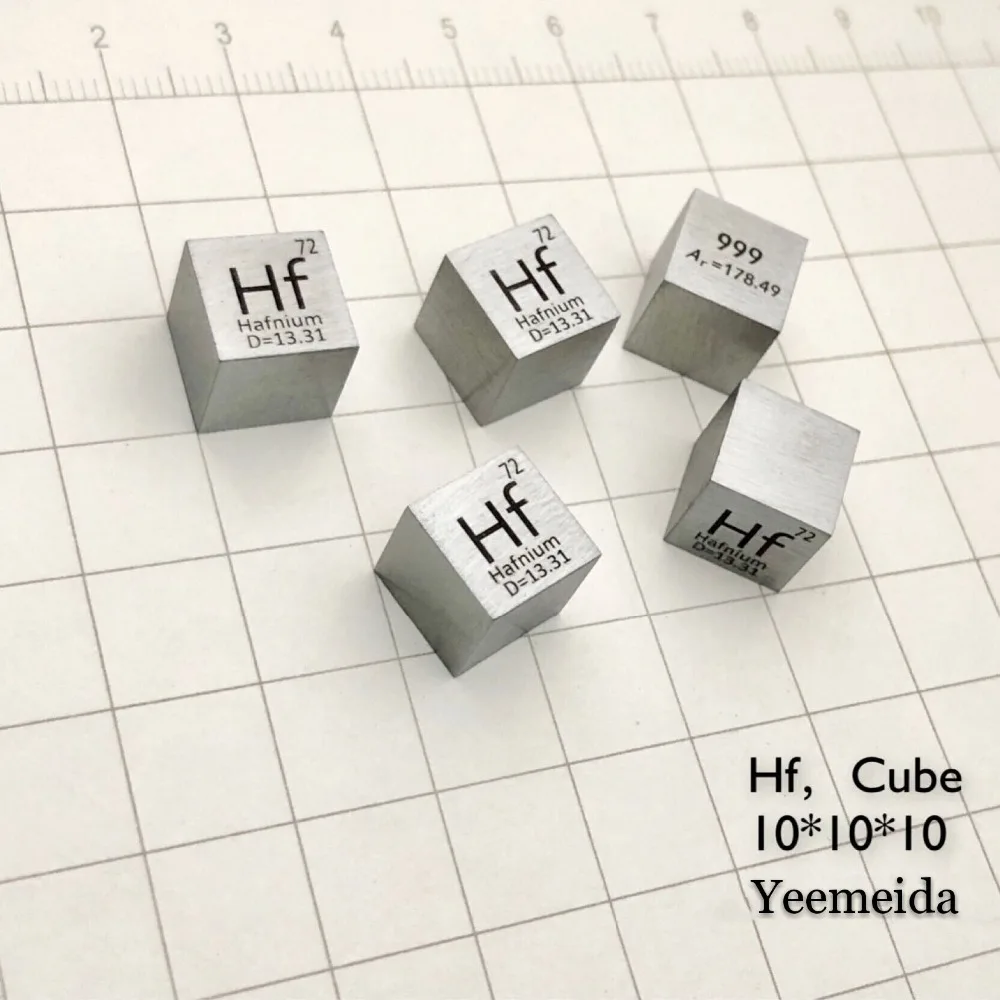 10mm Density Cube V Nb Ta Cr Mo W Ti Zr Hf Fe Co Ni Cu 99.95% Pure Element Specimens Collection images - 6