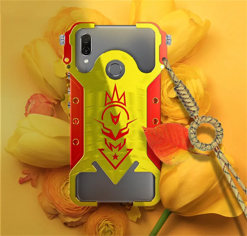 Хит Zimon для huawei Nova 3 чехол Роскошный 3D Жесткий Алюминиевый металлический бампер защитный противоударный задний Чехол для телефона чехол для Honor play