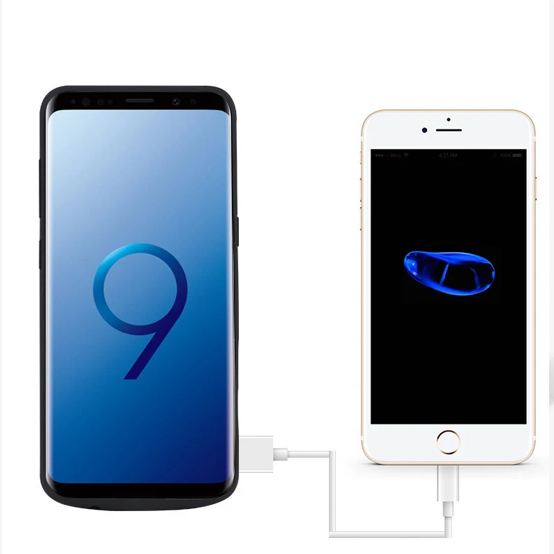 Чехол для аккумулятора samsung Galaxy S8, 5000 мА/ч, портативный чехол для зарядки Galaxy S8Plus+ защитный Дополнительный внешний аккумулятор
