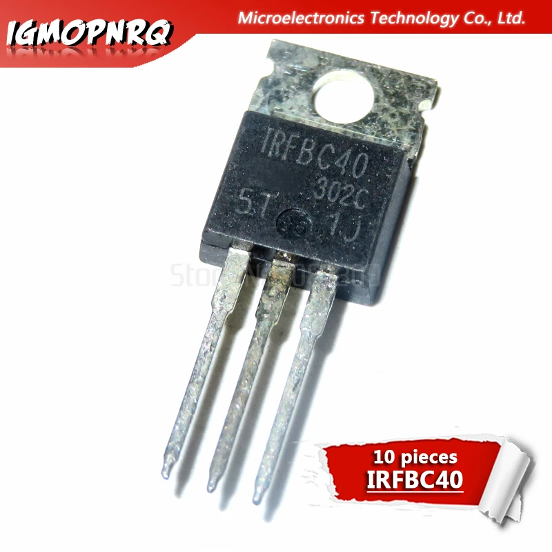 

10 шт IRFBC40 BC40 N-канальный полевой транзистор TO-220 новый оригинальный