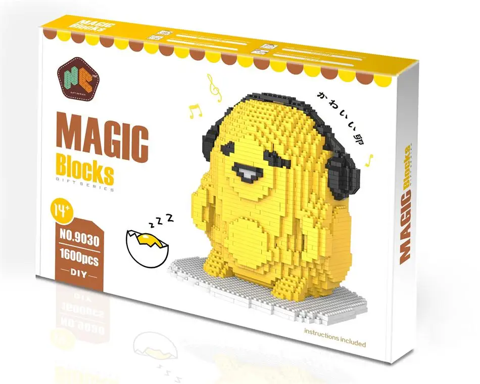 9030 HC Конструкторы "Magic" с оригинальной коробкой Большие размеры строительные блоки аниме модель кирпича с рисунком героев из мультфильмов, Фигурки игрушки для детей, подарки - Цвет: 9030