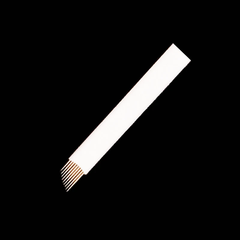 

100 шт., иглы для татуажа бровей, 0,25 мм