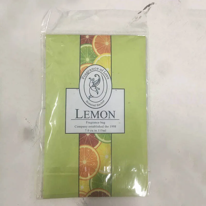 lemon Дезодорированные плесени доказательство гардеробные принадлежности натуральные пакетики для защиты от насекомых ароматерапия сумка 1 шт. Висячие специи свежесть воздуха - Цвет: lemon