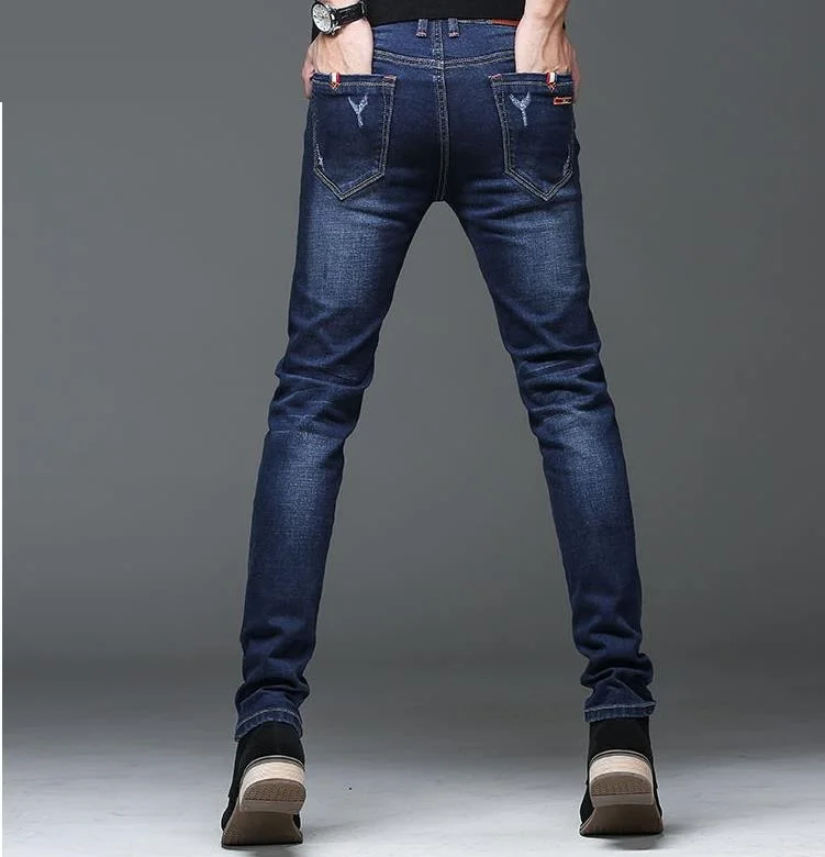 Batmo 2018 Новое поступление высокое качество повседневные тонкие эластичные джинсы