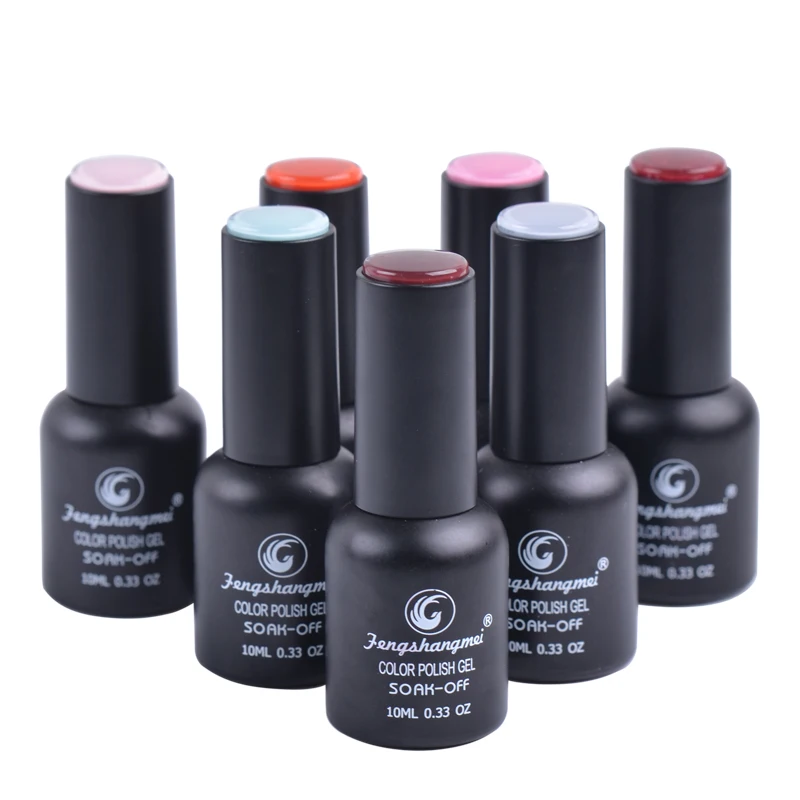 Гель-лаки для ногтей Professional Soak Off Сияющий Маникюр Цветной Гель-лак Hybrid UV Fengshangmei