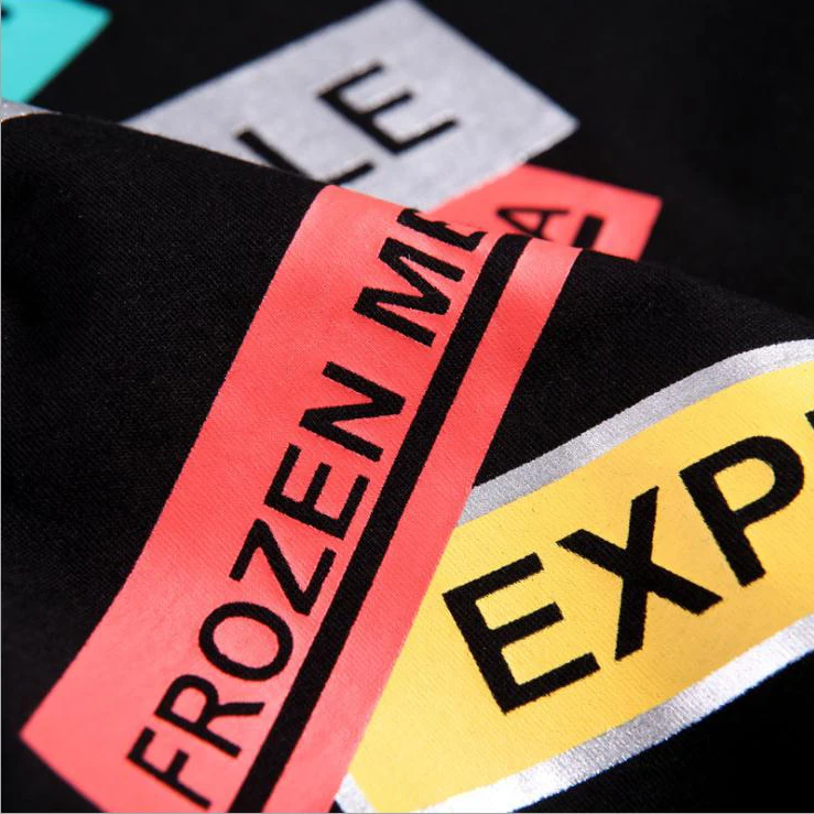 Indusphoenix Уникальный Дизайн Футболки цвет букв помечены Известный Мужская
