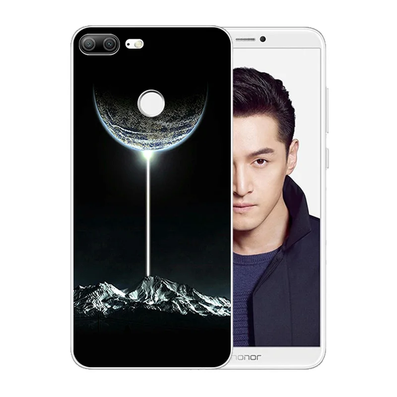 5.65 inch for Huawei Honor 9 Phone Case Lite TPU Space World Pattern Youth Edition Clear Silicone Full Protect Shell |