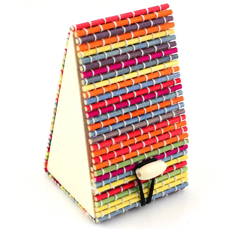 Лидер продаж красивая разноцветная Радужная бамбуковая Подарочная коробка