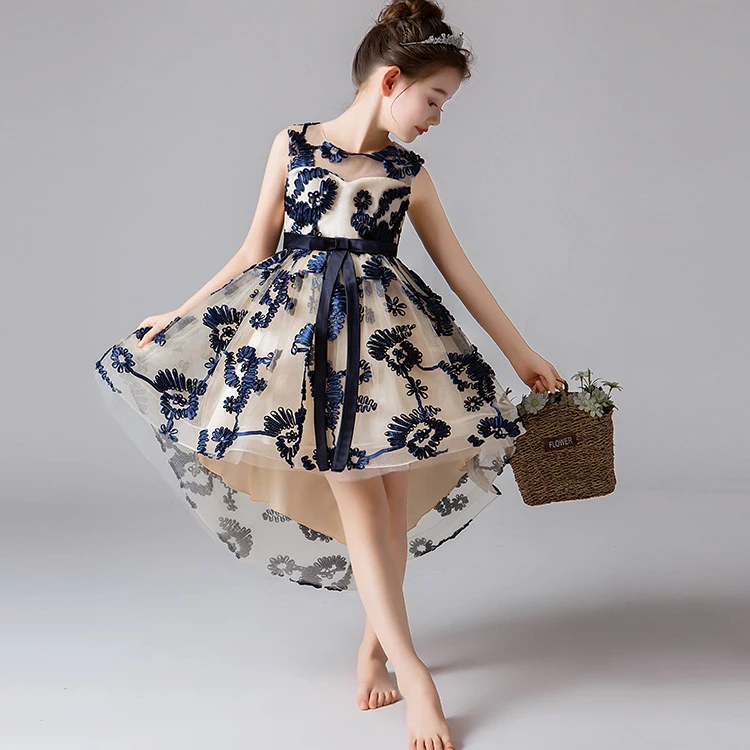 Flower Girl Dress for Girls Clothes Wedding Party Kids Prom Gown Tutu Clothing Trailing Children's Princess Dresses | Детская одежда