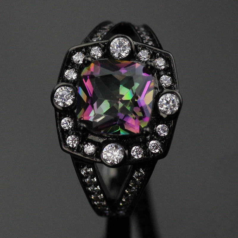 Кольцо женское Винтажное с фианитом изящное свадебное Ювелирное Украшение