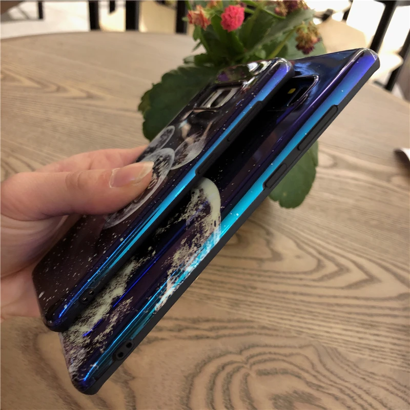 Чехол Ourpho для samsung Galaxy S8 S9 NOTE 8 9 чехол телефона милые животные уши планета Луна