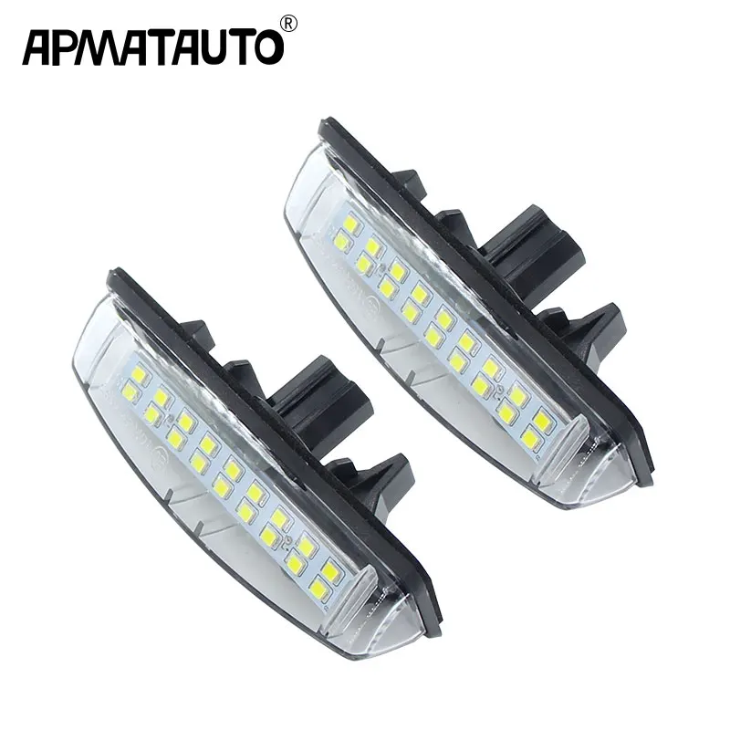2 шт. Нет Ошибка Белый 18SMD светодиодный номерной знак светильник для Toyota Camry Aurion Prius