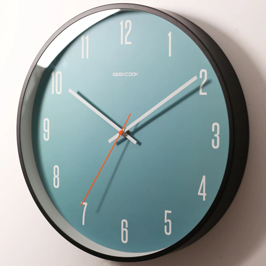 

Modern Nordic Design Clock Wall Home Decor Digital Silent Clock Kitchen Clocks Living Room Bedroom Shabby Chic Seahawks 3DBGV70