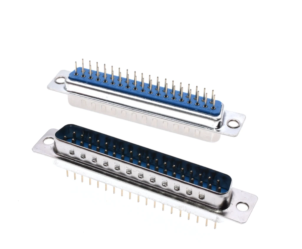 10 шт. DP37 вставка с отверстием мама/Папа Тип PCB D-Sub соединитель DB37 последовательный