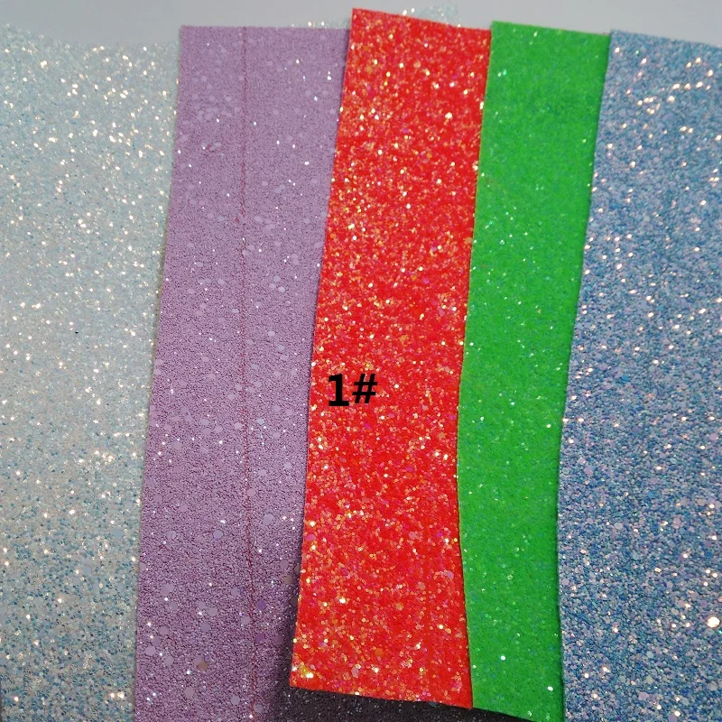 CLEAR STOCK--Dirty 1SET(5PCS ) A4 SIZE 21X29cm Alisa Glitter Cuero Sintetico Leather For DIY hair Accessroies Craft K48E | Дом и сад
