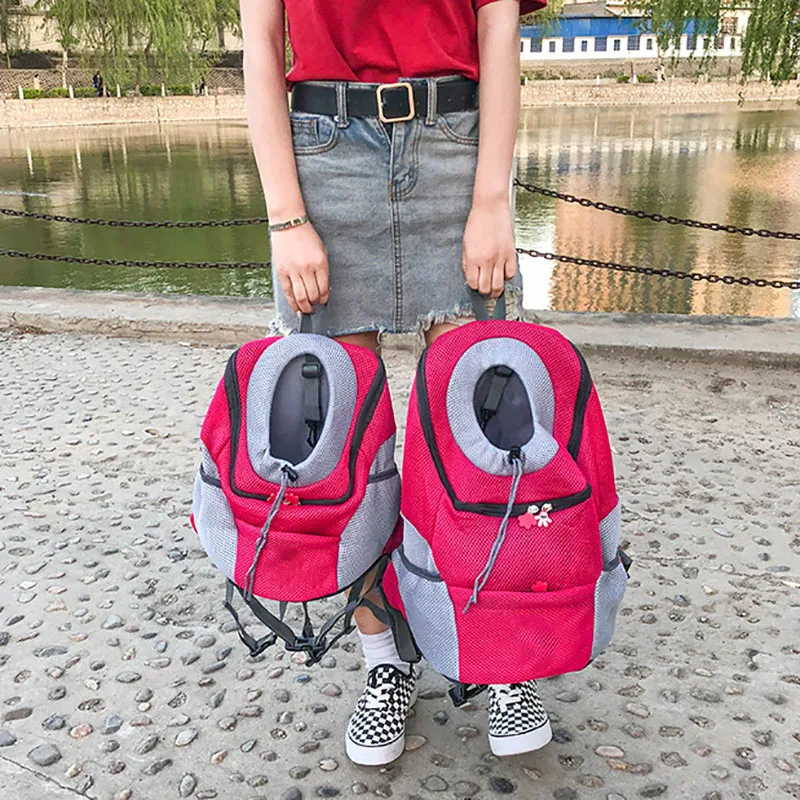Открытый сумка для перевозки домашних животных Pet Dog Front Bag New Out с двойным плечом