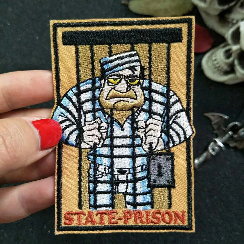 Патчи для одежды в стиле государственной тюрьмы|iron on patch embroidered|patch iron oniron patches |
