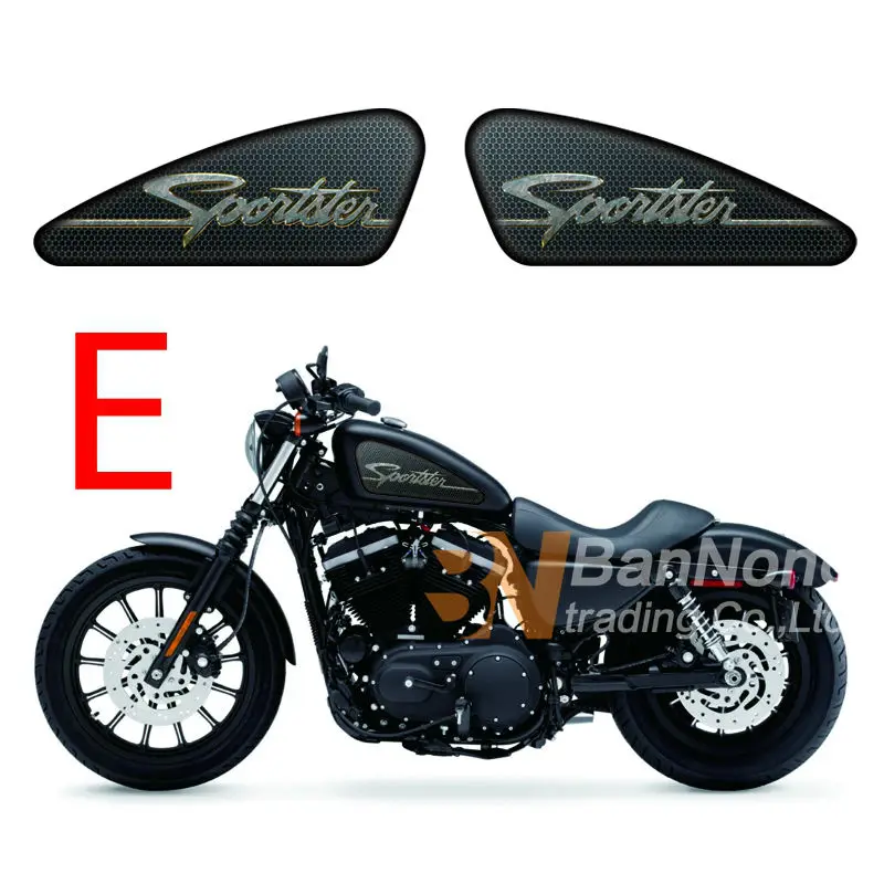Наклейки для топливного бака мотоцикла Harley Sporters XL 883 1200 X/V/R/N/L/C XR1200 48 72|motorcycle fuel tank