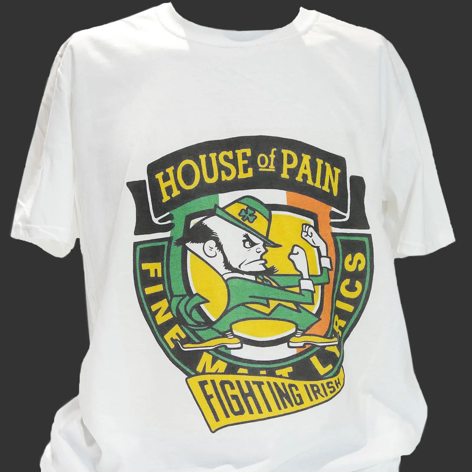 Футболка с надписью HOUSE OF PAIN в стиле хип-хоп RAP ROCK run-d.m.c cypress hill S M L XL 2XL 3XL крутая