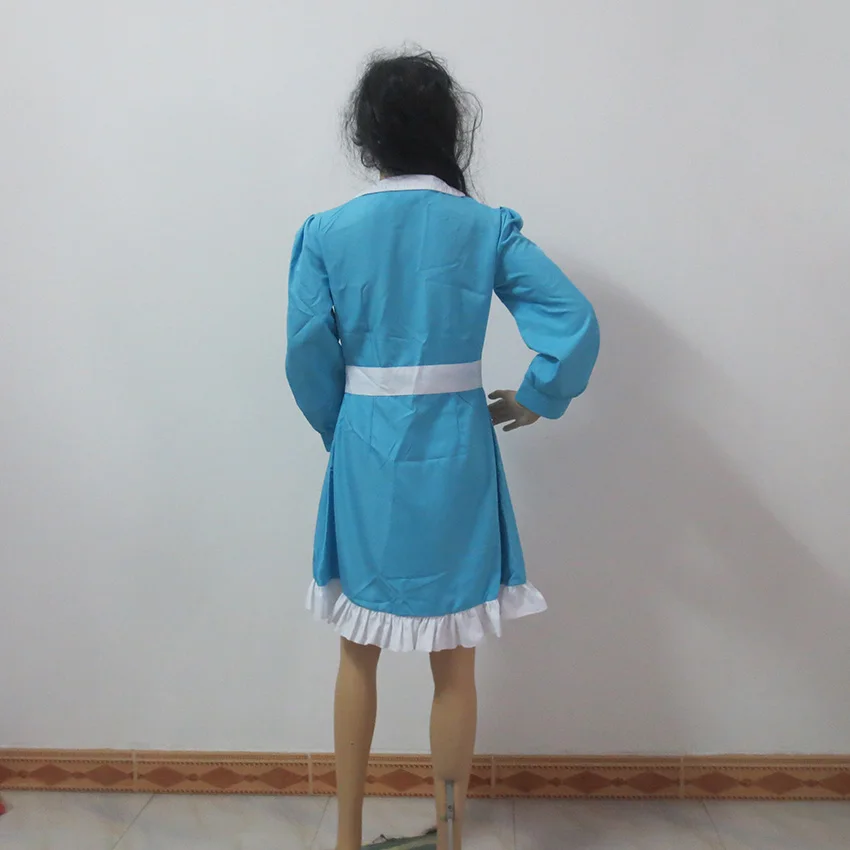 Бесплатная доставка когда мэрни была там косплей-костюм платье Марни синяя