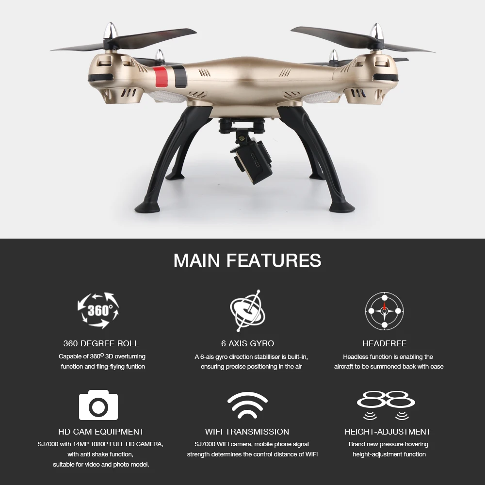 SYMA X8HW X8HG X8W X8 с видом от первого лица Квадрокоптер дистанционным управлением RC Drone