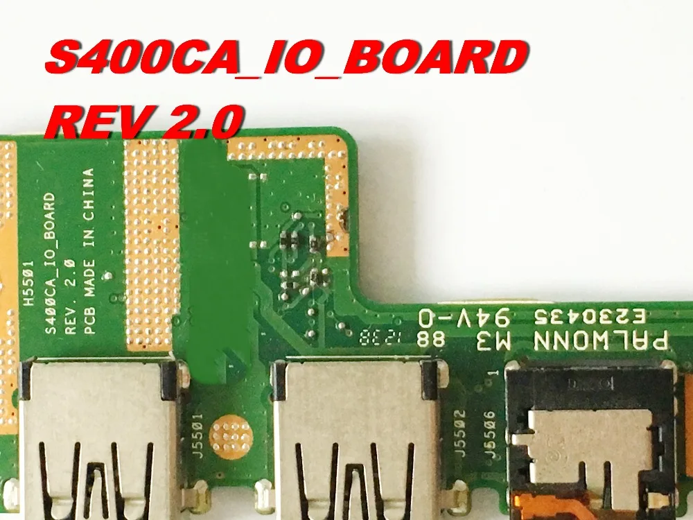 Оригинал для ASUS S400ca USB аудио SD карта S400CA IO Плата REV 2 0 протестированная хорошая