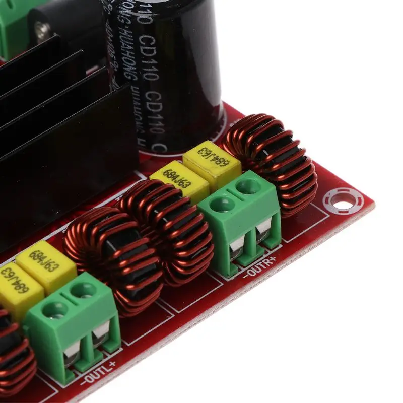 OOTDTY 2x50 Вт + 100 DC 12 в-24 в TDA3116 2 1 Высокая мощность цифровой аудио усилитель плата