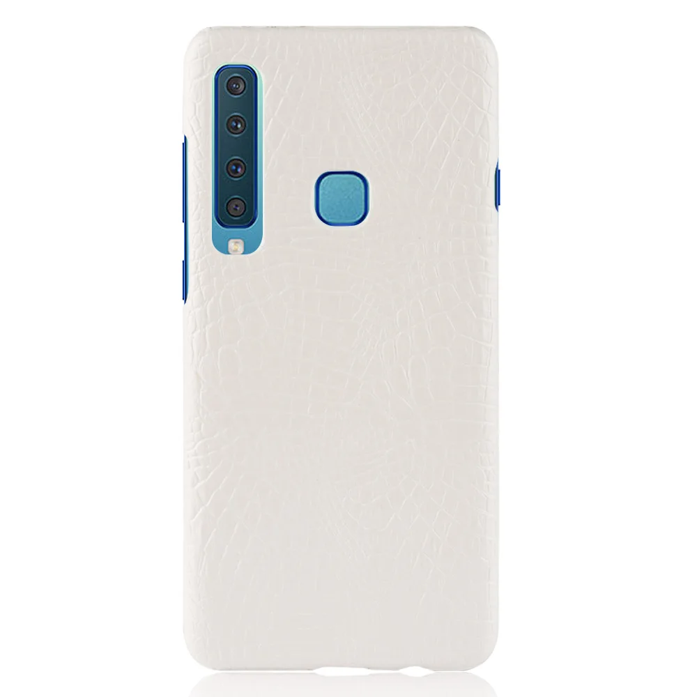 Крокодил футляр для samsung Galaxy A9 2018 крокодил случаи Жесткий Стенд задняя крышка