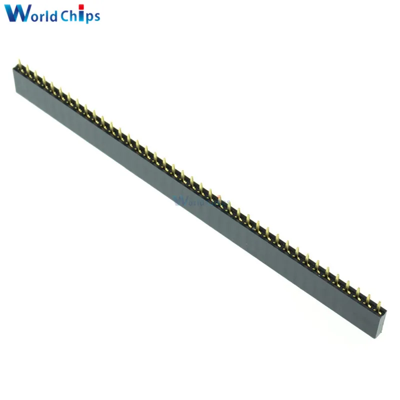 Штыревой разъем с одним рядом 50 шт. 2 54 мм 40 контактов новинка|pin header|female pin headerfemale