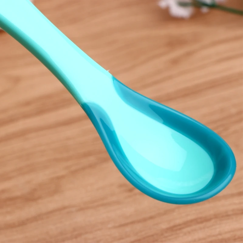 

Temperature Heat Sensing Baby Spoon Safety Infant Newborn Feeding Tool Baby Care
