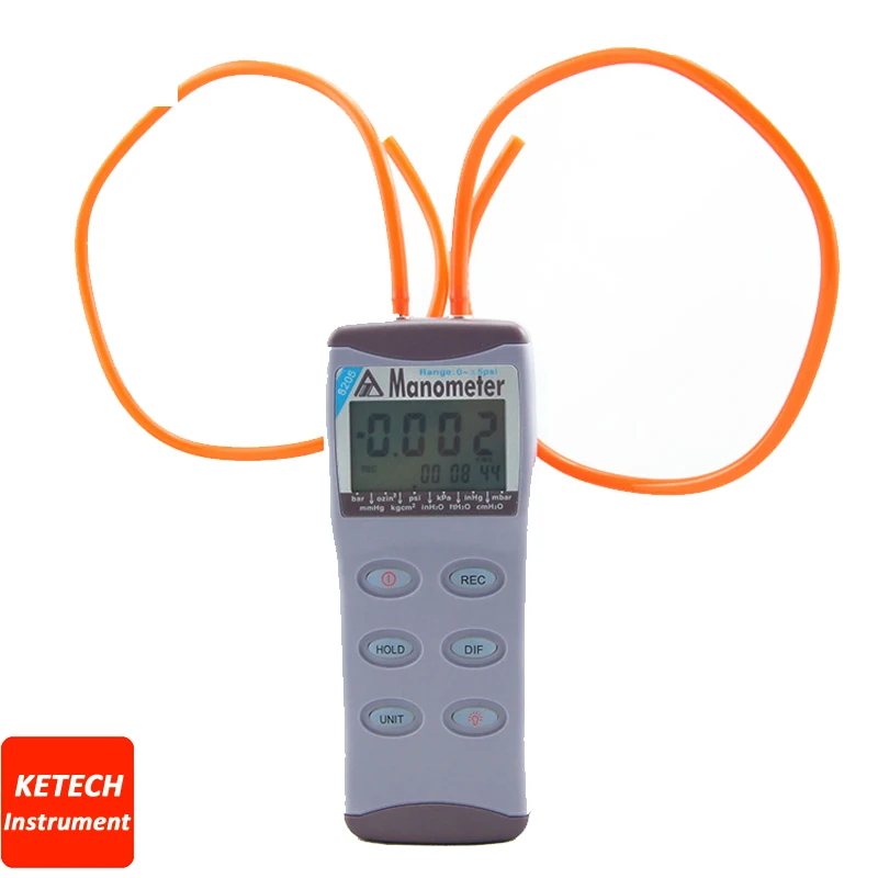 

AZ8205 5psi Gas Manometer Pressure Meter RS232 Signal output