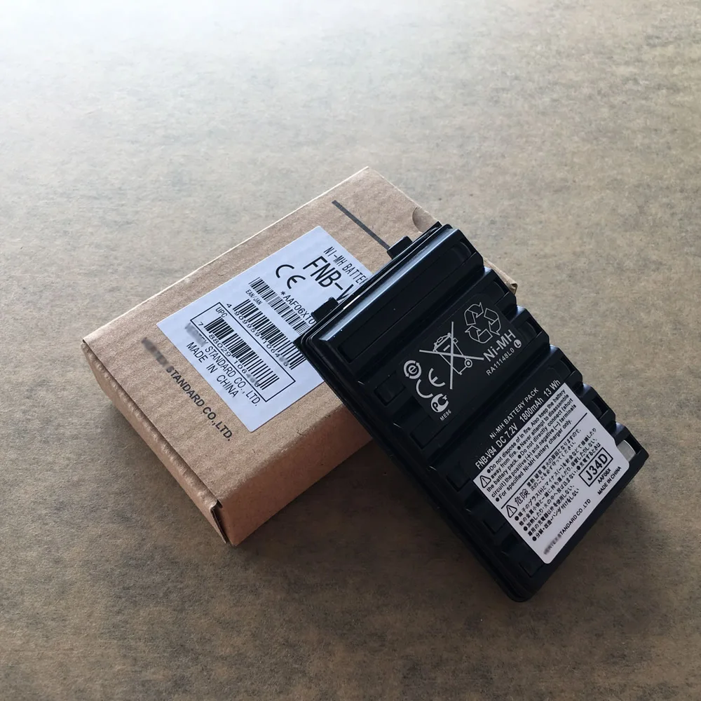 10 шт. FNB V94 Ni MH аккумулятор 1800 мАч реальная емкость для Vertex VX 160 168 210 218 YAESU 400 418 FT 60R|yaesu