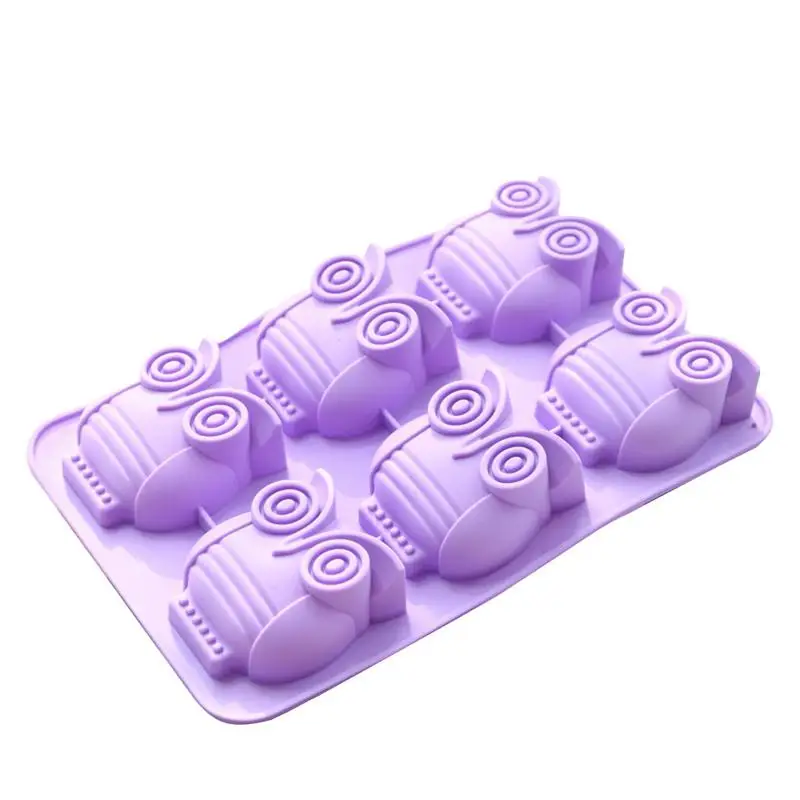 DIY Perfume Mold Aromatherapy Wax 6 Cartoon Silicone Cute Animal Owl Shape Porous Handmade Soap Bold Baking | Дом и сад