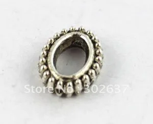 100 шт тибетские серебряные бусинки овальные прокладки A8304|beads oval|silver beadstibetan silver beads