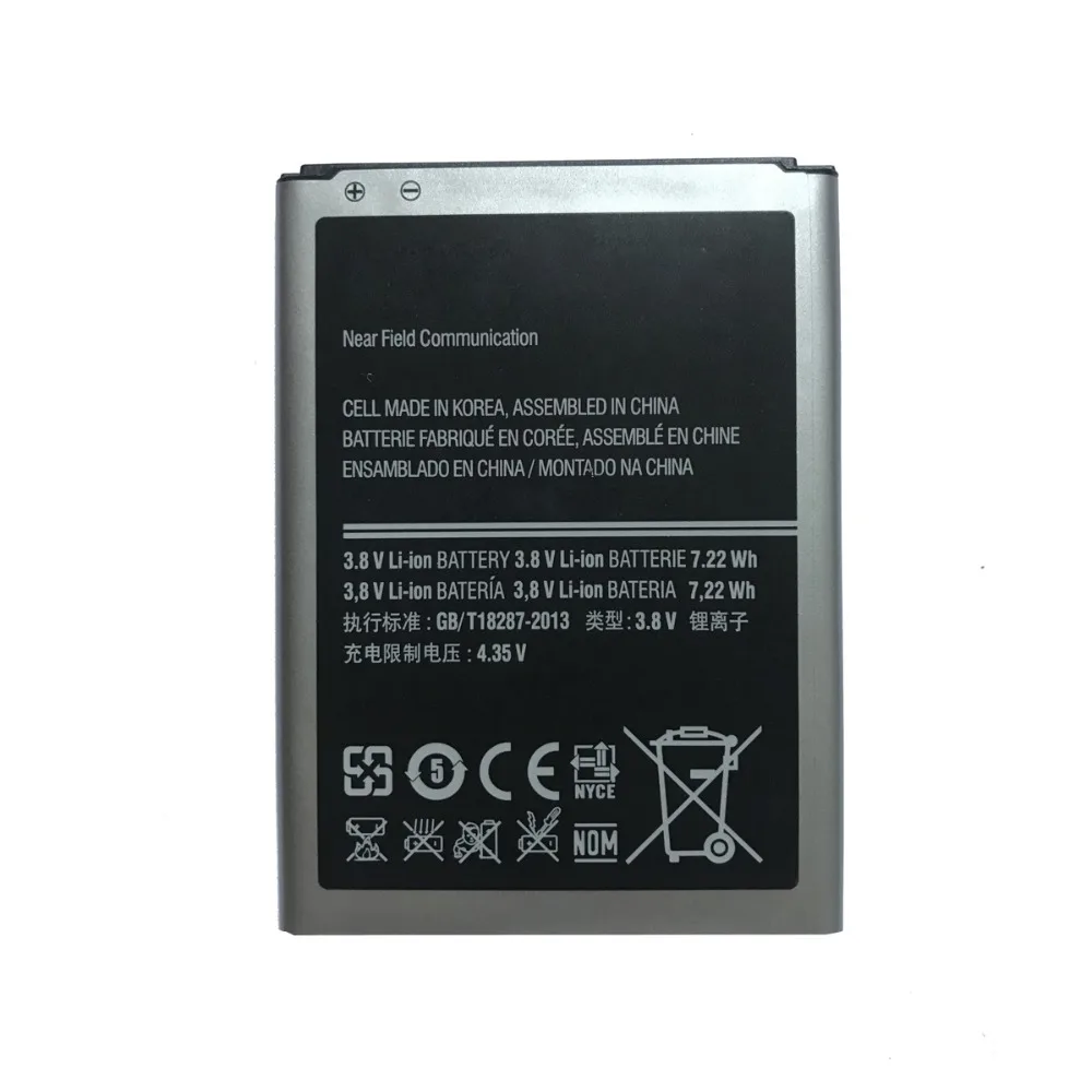 Оригинальная замена Батарея B500BE для samsung GALAXY S4 мини I9190 I9192 I9195 I9198 S4Mini 1900 мАч