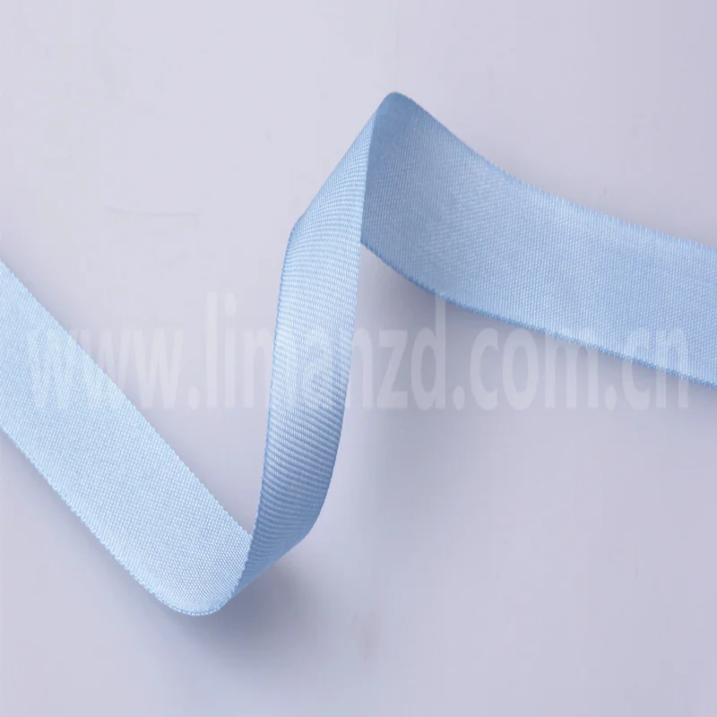 

3/4" thin nylon ribbon blue color cheap price 200 yards/lot