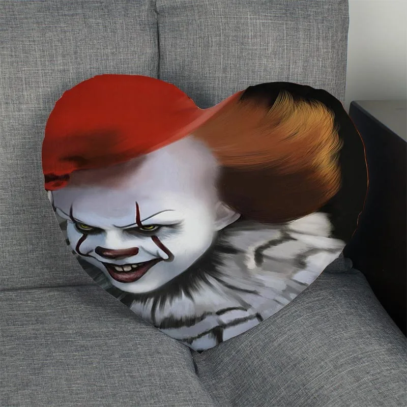 Пользовательские Стивен Кинг это Pennywise Сердце Наволочки на заказ молнии наволочки свадебные для дома или офиса, Декоративные 1 шт. на заказ - Цвет: 12