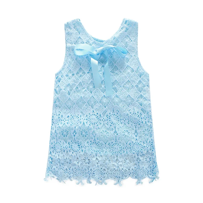 Baby Girls Summer A-line Dress 2018 Cute Princess For Party Kids Lace Dresses for Children Casual Clothing | Детская одежда и